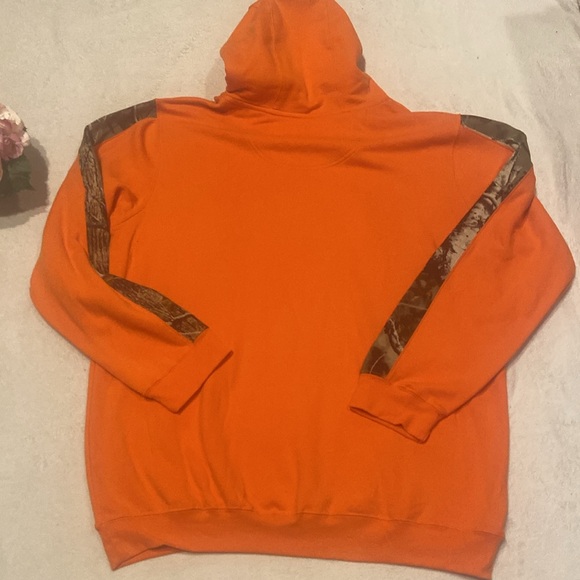 LEGENDARY WHITETAILS Original Deer Gear NWT Orange Hoodie Size XL TALL - Picture 10 of 10